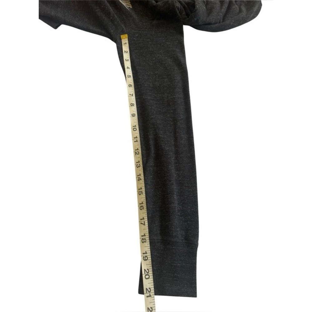 Nike‎ Womens Full Zip Hoodie Charcoal Heather Grey Lightweight Jersey Size Small - Picture 11 of 12